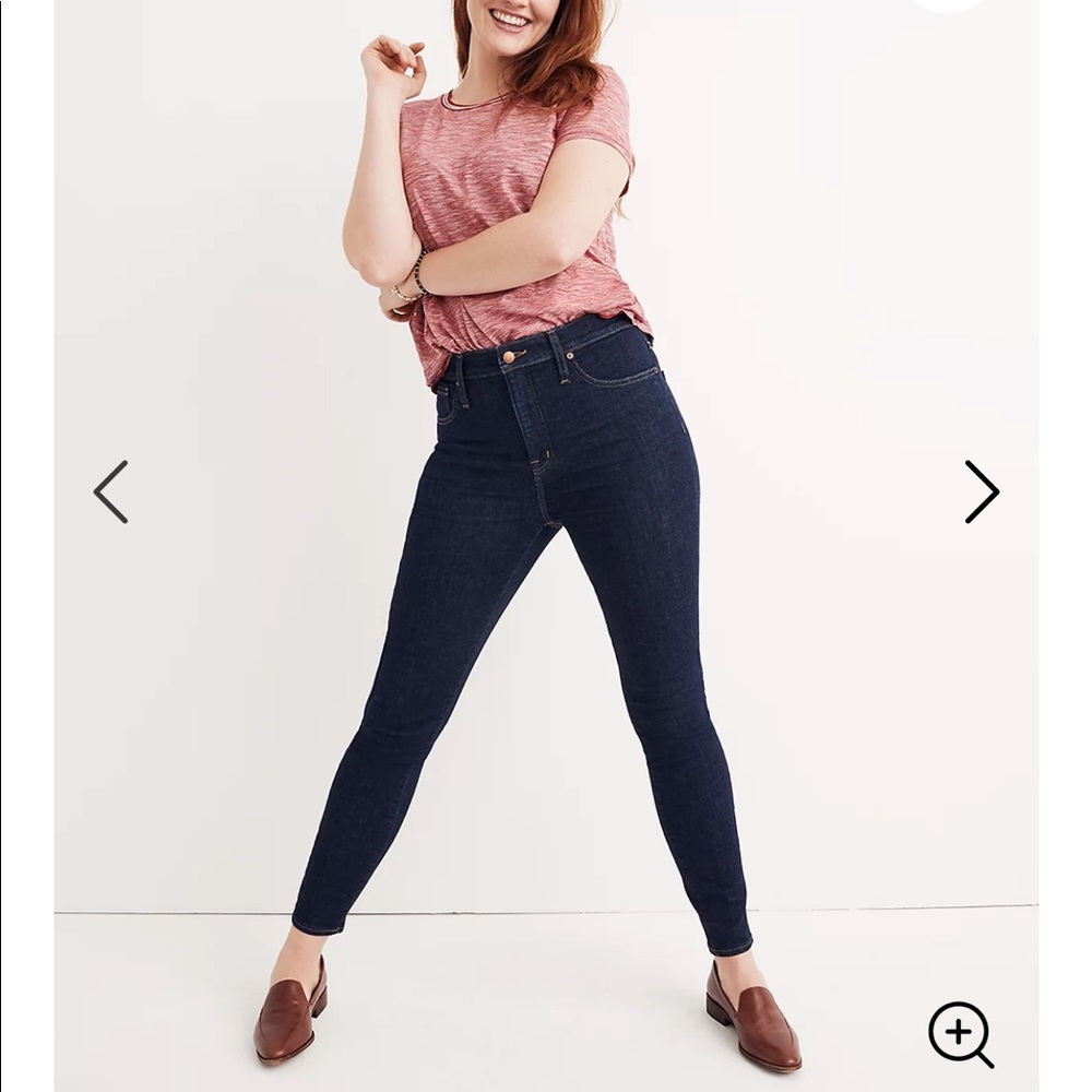 Madewell Curvy High Rise Skinny Denim Jeans